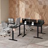 Levede Electric Standing Desk Table Adjustable Height - Close-Up Angle