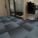 Marlow 20x Carpet Tiles 5m2 Box Heavy Blue - Rear View