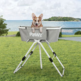 PaWz Pet Bathtub Adjustable Height Folding - Close-Up Angle