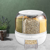 TOQUE Rice Storage Cereal Dispenser - Rear View