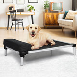 PaWz Pet Trampoline Aluminium Frame L Black Large - Close-Up Angle