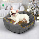 PaWz Electric Pet Heater Bed Heated S Grey Small - Close-Up Angle