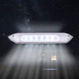 Manan Dual LED Awning Light Amber White - Close-Up Angle