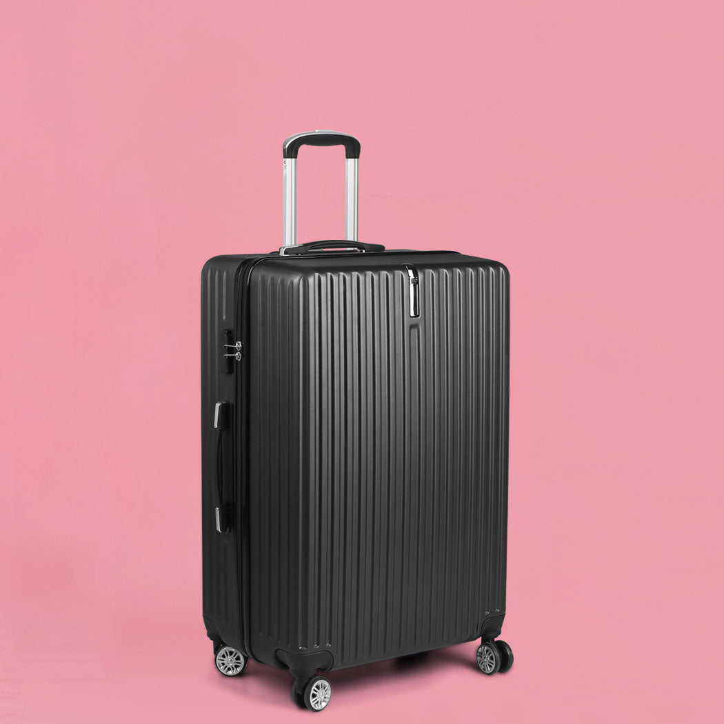 Slimbridge 24" Inch Luggage Suitcase Black 24 inch-2006733062662131719
