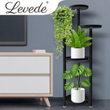 Levede Plant Stand Outdoor Indoor Flower Black Large-2018816769917063175