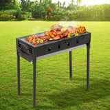 Moyasu Charcoal BBQ Grill Portable Outdoor - 45-Degree Angle