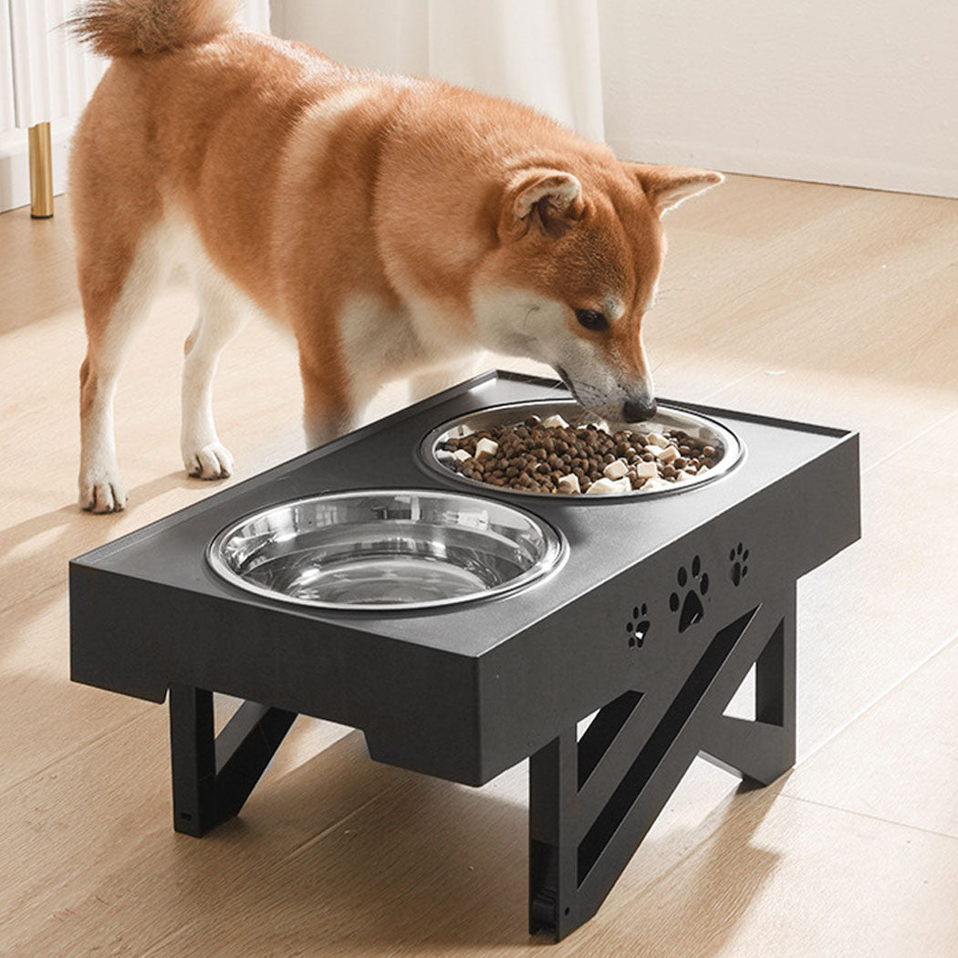 PaWz Elevated Pet Feeder Food Water-1954802540428267527