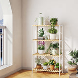 Levede Bamboo Storage Rack 4 Tier Shelf Shoe Organiser-2011971110614208519