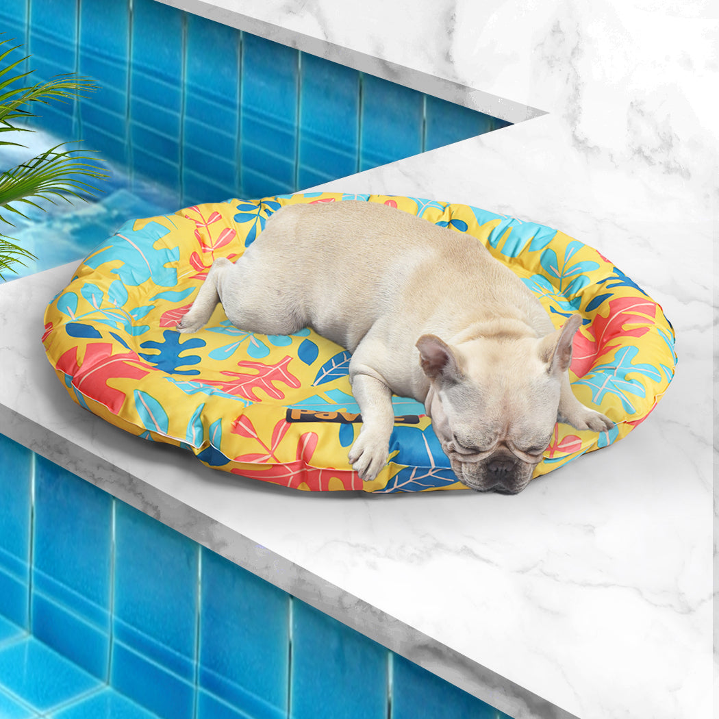 PaWz Pet Cool Gel Mat Cat Bed Dog Bolster L Large-2018816689986211847