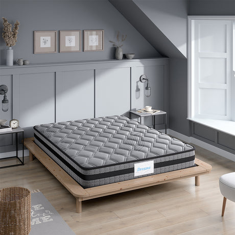 Dreamz Spring Mattress Bed Pocket Egg Double-1954802851322662919