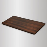 Levede Desktop For Motorised Adjustable 120X60CM Walnut - Close-Up Angle
