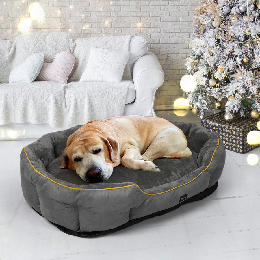 PaWz Electric Pet Heater Bed Heated XL Grey X-Large-2018816799872782343