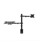 Artiss Monitor Arm Desk Mount Laptop Tray - Side View
