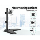 Artiss Monitor Arm Desk Mount Screen Holder - Top-Down View