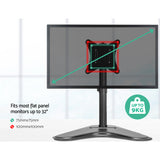 Artiss Monitor Arm Desk Mount Screen Holder - Rear View