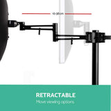 Artiss Monitor Arm Dual Desk Mount Screen Holder Bracket - 45-Degree Angle