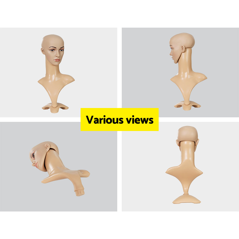 Professional Display Mannequin Head for Wigs, Hats, and Accessories  Embellir Shop Model