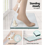 175cm full body female mannequin on a glass base, skin coloured, image 6