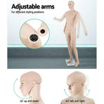 186cm Tall Full Body Male Mannequin - Skin Coloured, image 5