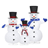3 PCS Christmas Lights 330 LED Fairy Light Snowman Decorations Jingle Jollys - Side View