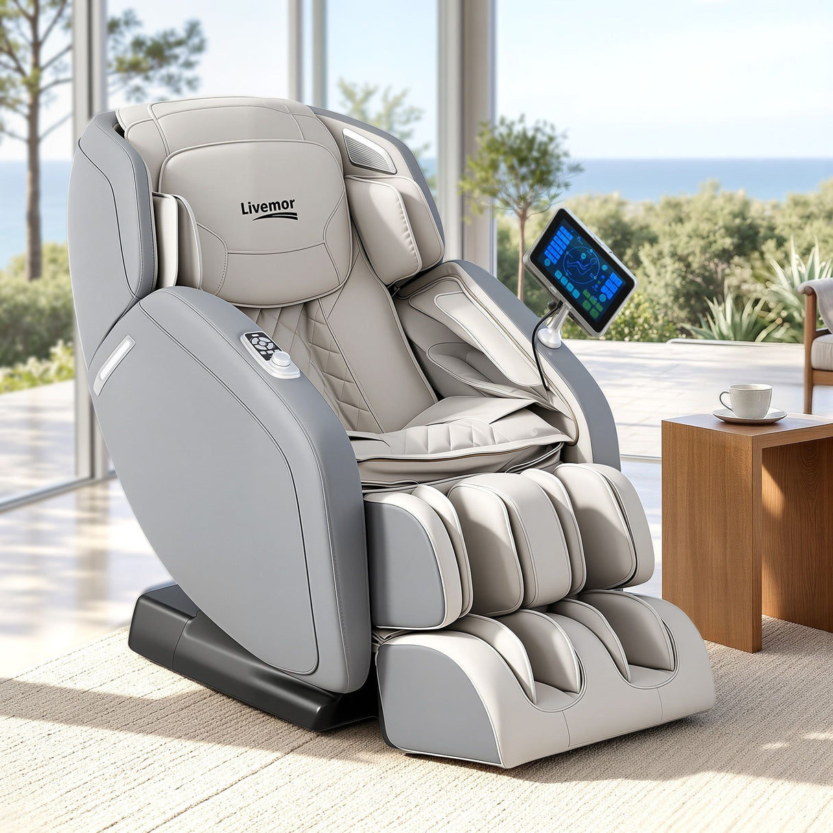Livemor 4D Massage Chair Electric Recliner Home Massager Gary