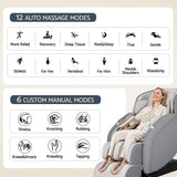 Livemor 4D Massage Chair Electric Recliner Home Massager Gary