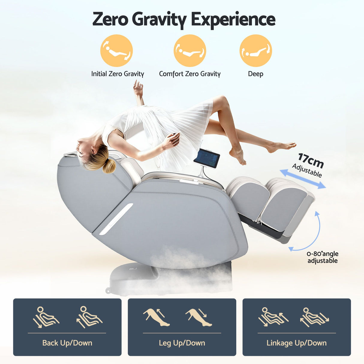 Livemor 4D Massage Chair Electric Recliner Home Massager Gary