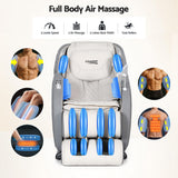 Livemor 4D Massage Chair Electric Recliner Home Massager Gary - Close-Up Angle