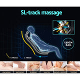 Livemor 4D Massage Chair Electric Recliner Home Massager Gary - Rear View