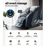 Livemor 4D Massage Chair Electric Recliner Double Core Mechanism Massager Melisa - Top-Down View