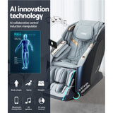 Livemor 4D Massage Chair Electric Recliner Double Core Mechanism Massager Melisa - 45-Degree Angle