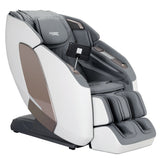 Livemor 4D Massage Chair Electric Recliner Double Core Mechanism Massager Melisa White - Close-Up Angle