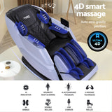 Livemor 4D Massage Chair Electric Recliner Home Massager Miraj - Top-Down View