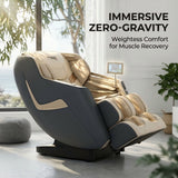Livemor Massage Chair Electric Recliner Home Massager 3D Opal - Front View