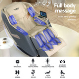 Livemor Massage Chair Electric Recliner Home Massager 3D Opal - Top-Down View