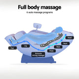 Livemor Massage Chair Electric Recliner Home Massager Amos - 45-Degree Angle