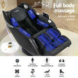 Livemor Massage Chair Electric Recliner Home 3D Massager Flynn - Top-Down View