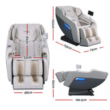 Livemor Massage Chair Electric Recliner Home Massager Brisa - Front View