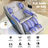 Livemor Massage Chair Electric Recliner Home Massager Brisa - Top-Down View
