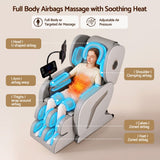 Livemor Full Body Massage Chair VEGA, Foot Roller, Waist & Calf Heat, Recliner, Airbags Compression - 45-Degree Angle