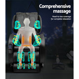 Livemor Massage Chair Electric Recliner Zero Gravity Massager - Rear View