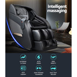 Livemor Massage Chair Electric Recliner Massager Black Decima - Top-Down View