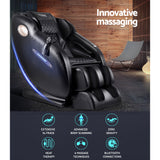 Livemor Massage Chair Electric Recliner Massager Black Ozeni - Top-Down View