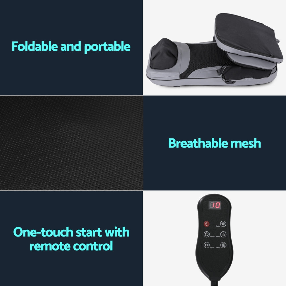 Livemor 8-nodes Full Back Massage Cushion Heating Massage Seats