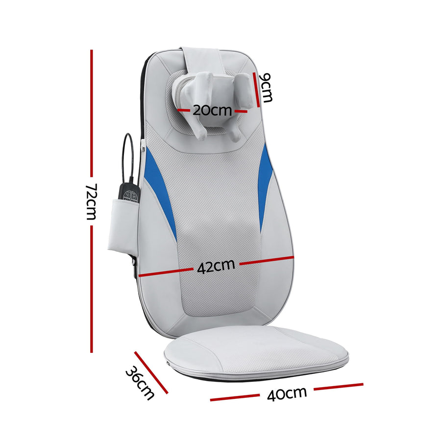 Livemor Full Back Massage Cushion 3D Kneading Heating Massage Seats