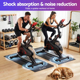 Everfit Exercise Equipment Mat Treadmill Floor Rug Home Gym Fitness Yoga 1.5M - Rear View