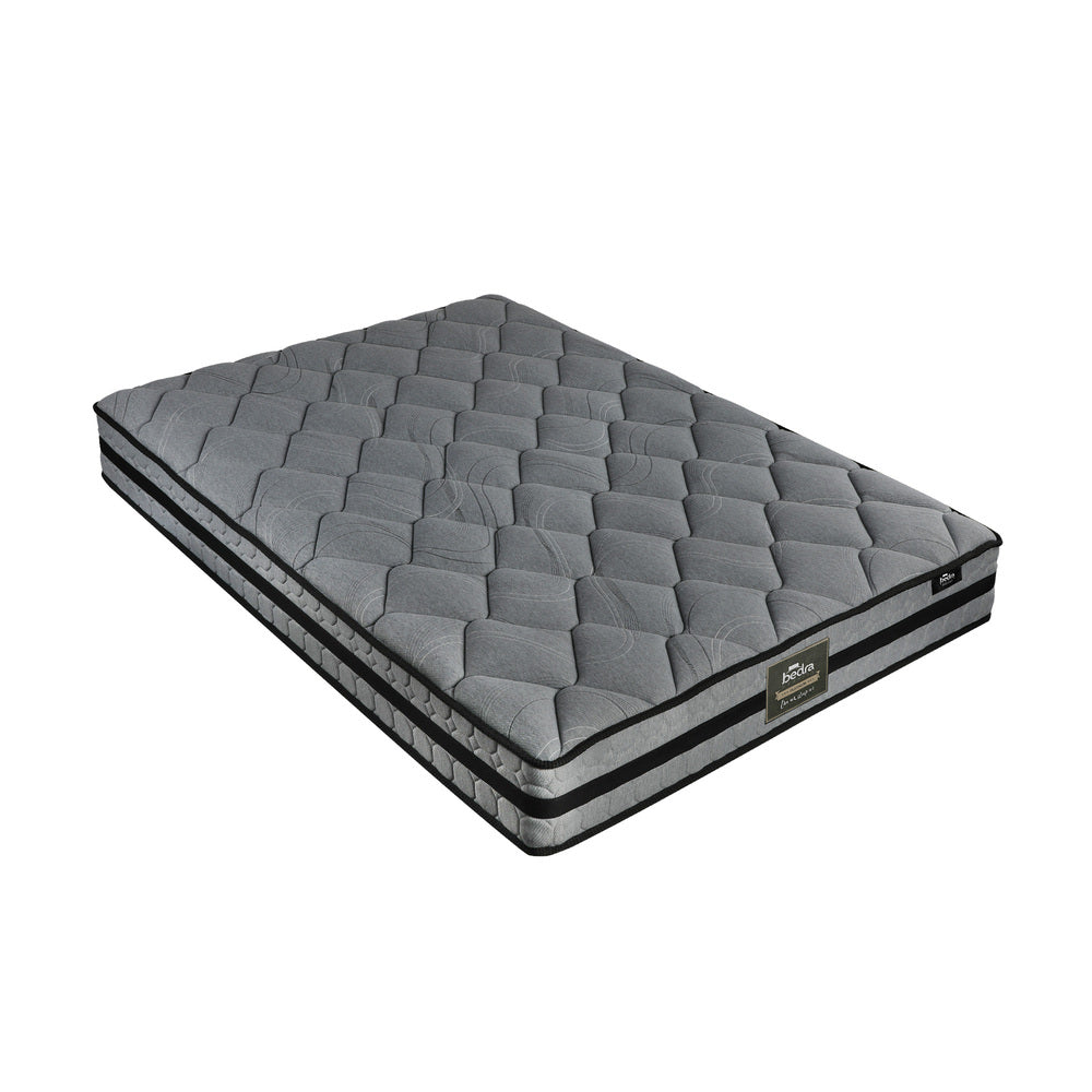 Bedra Queen Mattress 3D Mesh Fabric Foam Spring 22cm 7-zone