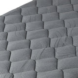 Bedra Queen Mattress 3D Mesh Fabric Foam Spring 22cm 7-zone - Top-Down View