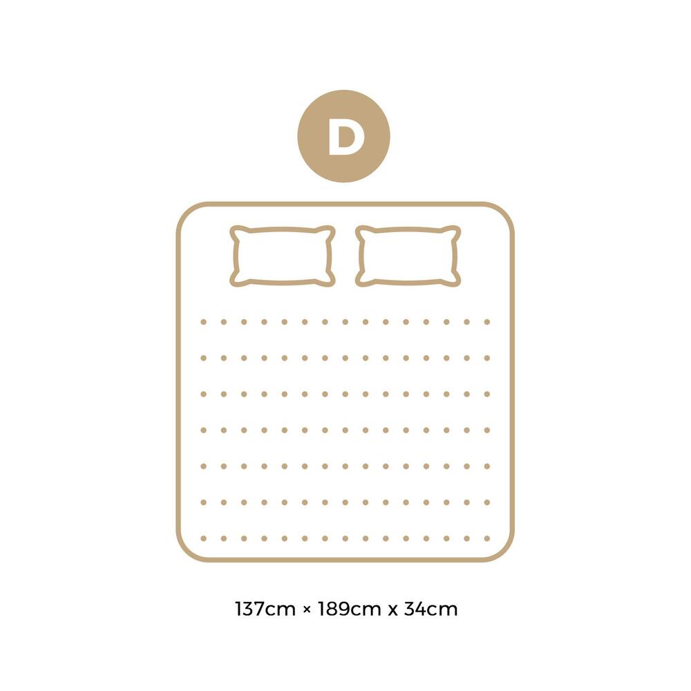 Bedra Double Mattress with Cool Gel Pocket Spring 34cm