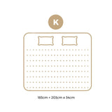 Bedra Bedding King Mattress with Cool Gel Pocket Spring 34cm - Side View